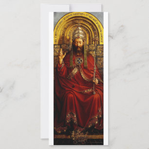 Jan van Eyck Gud Fader på tron Finkonst