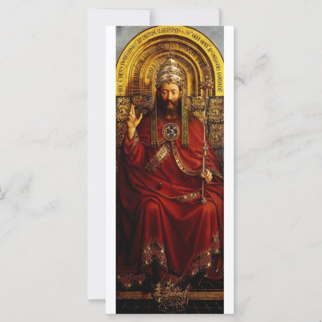 Jan van Eyck Gud Fader på tron Finkonst (Framsida)