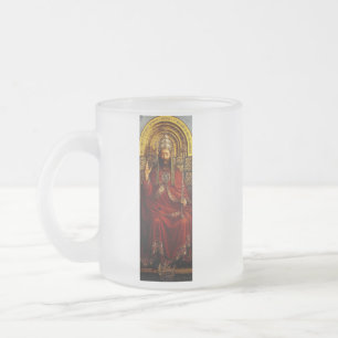 Jan van Eyck Gud Fader på tron Finkonst Frostad Glasmugg