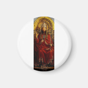Jan van Eyck Gud Fader på tron Finkonst Magnet