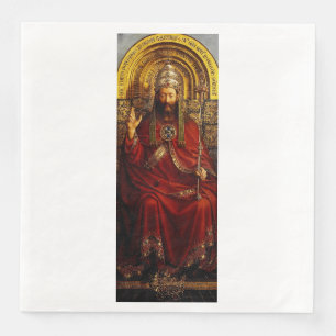 Jan van Eyck Gud Fader på tron Finkonst Pappersservett