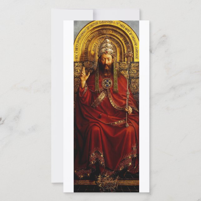 Jan van Eyck Gud Fader på tron Konstverk (Framsida)