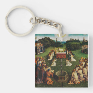 Jan van Eyck Guds lamm är tillbedjan Konst