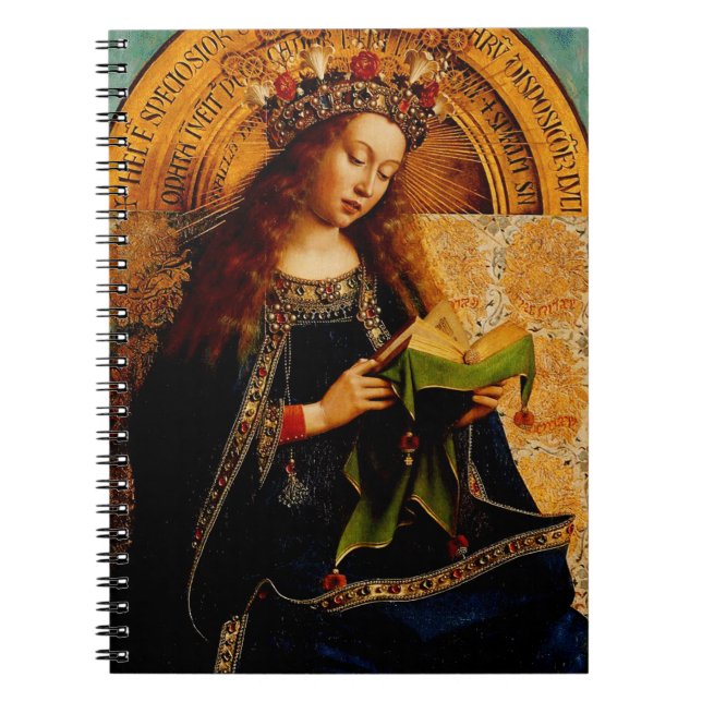 Jan van Eyck - Jungfru Maria Finsamling Anteckningsbok (Framsidan)