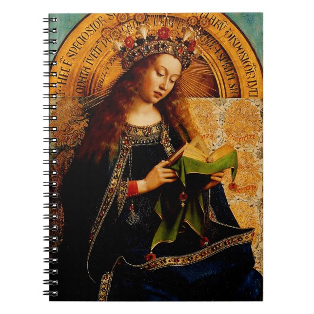 Jan van Eyck - Jungfru Maria Finsamling Anteckningsbok (Framsidan)