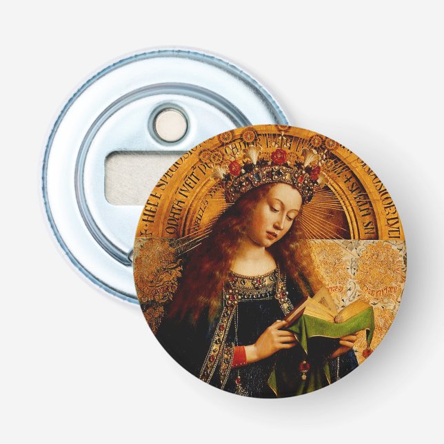 Jan van Eyck - Jungfru Maria Finsamling Flasköppnare (Framsidan)