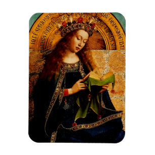 Jan van Eyck - Jungfru Maria Finsamling Magnet