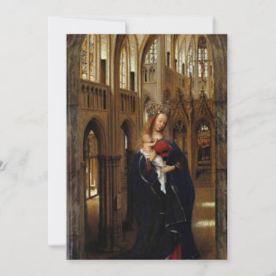 Jan van Eyck - Madonna i kyrkan Inbjudningar