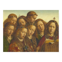 Jan van Eyck Singing änglar Ghent CC0062