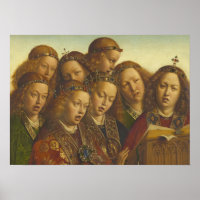 Jan van Eyck Singing änglar Ghent CC0184