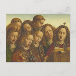 Jan van Eyck Singing änglar Ghent CC0974 Vykort