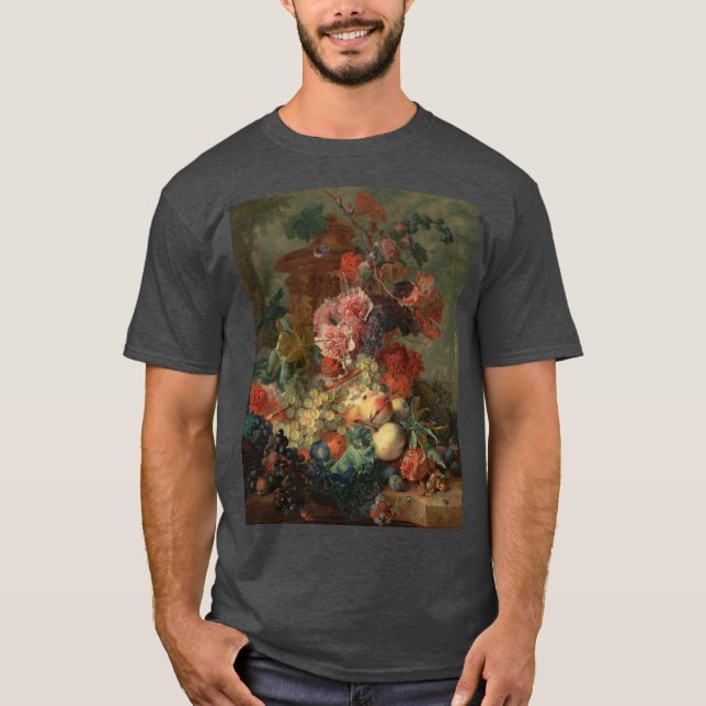 Jan van Huysum - Fruktstycke T Shirt (Framsida)