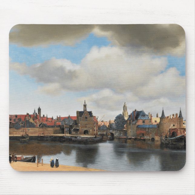 Jan Vermeer - beskåda på Delft Musmatta (Framsidan)