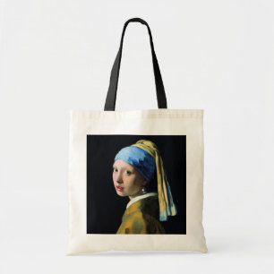 Jan Vermeer Girl with a Pearl Earring Baroque Art Tygkasse