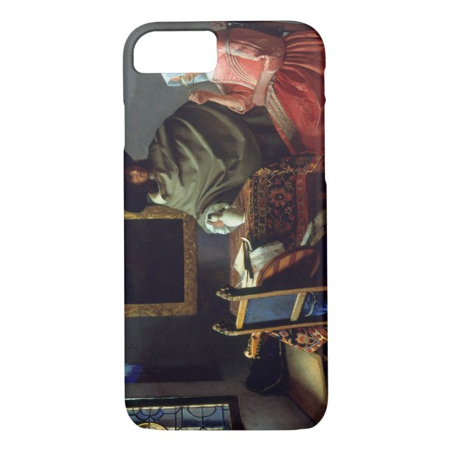Jan Vermeer - Glaset Vin Case-Mate iPhone Skal (Baksida)