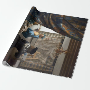 Jan Vermeer Konsten för målning Presentpapper