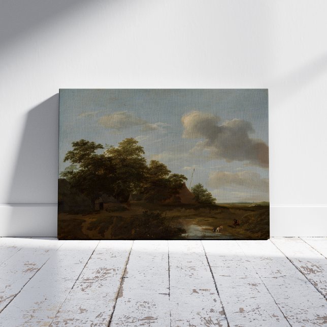 Jan Vermeer van Haarlem, Landskap med en gård Fototryck (Skapare uppladdad)