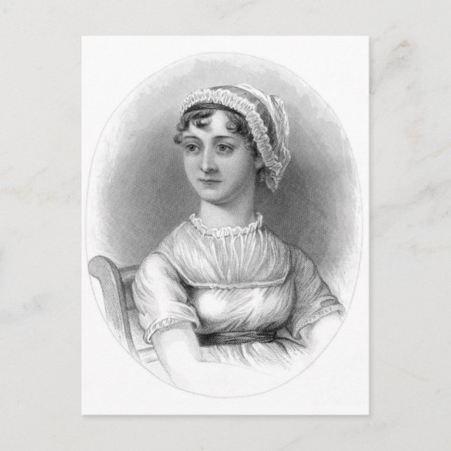 Jane Austen (1775-1817) Vykort (Framsida)