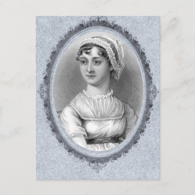 Jane Austen (1775-1817) Vykort (Framsida)