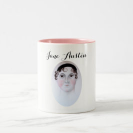 Jane Austen Akvarellporträtt Mugg