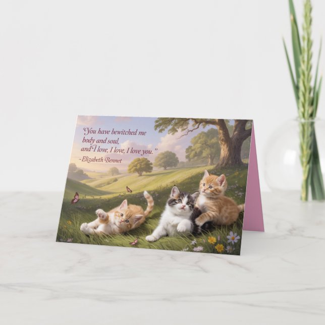 Jane Austen Alla hjärtans dag-kort 2 Helgkort (Framsida)