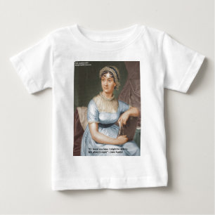 Jane Austen älskade dig mindre Citat på presenter Tee