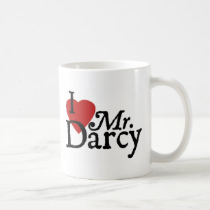 Jane Austen ÄLSKAR JAG Herr Darcy Kaffemugg