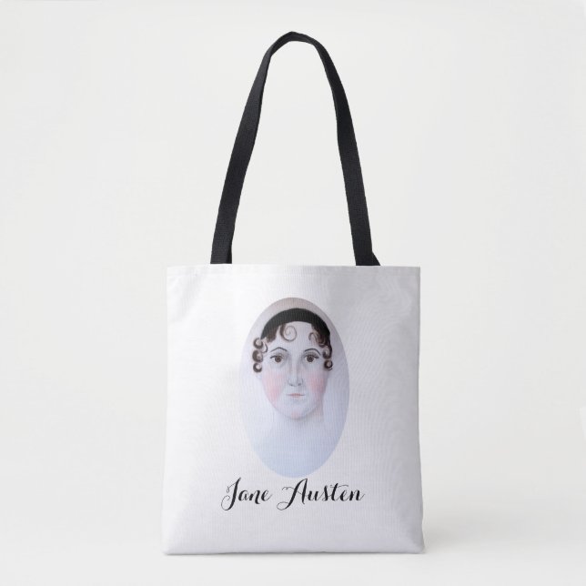 Jane Austen anpassad tryckt toteväska Tygkasse (Framsida)
