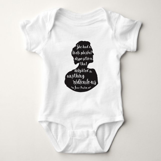 Jane Austen barnkläder Tee (Framsida)