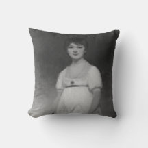Jane Austen Black and white bra art porträtt