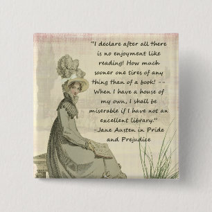 Jane Austen bokälskare Knapp