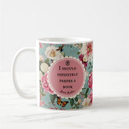 Jane Austen Book Quote Mug Kaffemugg
