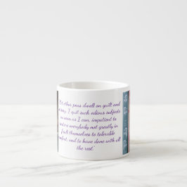 Jane Austen-citat (Lila) Espressomugg