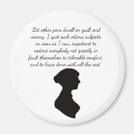 Jane Austen Citat Magnet