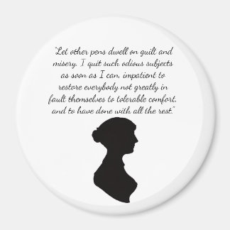 Jane Austen Citat Magnet