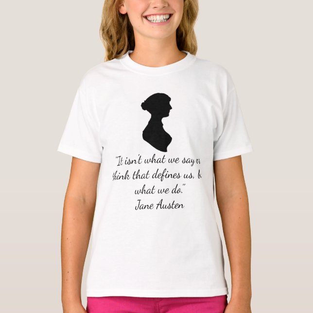 Jane Austen-citat T Shirt (Framsida)