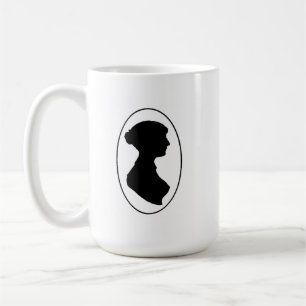 Jane Austen citationsteckenmugg Kaffemugg