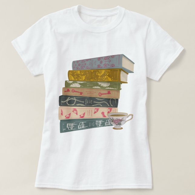 Jane Austen Clothbound Classics T Shirt (Design framsida)