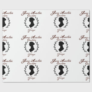 Jane Austen Couture Wrapping Papper Presentpapper
