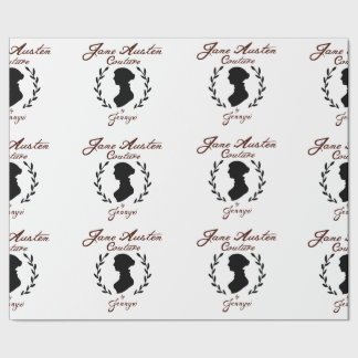 Jane Austen Couture Wrapping Papper Presentpapper