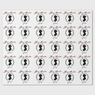 Jane Austen Couture Wrapping Papper Presentpapper