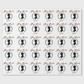 Jane Austen Couture Wrapping Papper Presentpapper