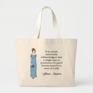 Jane Austen dam Jumbo Tygkasse