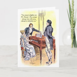 Jane Austen Darcy Pride and Prejudice Courage Kort