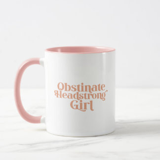 Jane Austen Egensinnig envis flicka Mugg