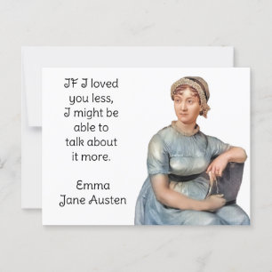 Jane Austen Emma citat Vykort