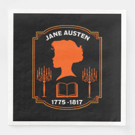 Jane Austen English Novelist Pappersservett