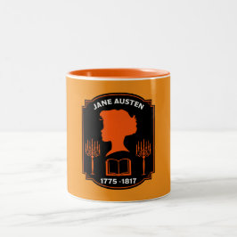 Jane Austen English Novelist Två-Tonad Mugg