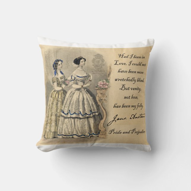 Jane Austen: Fåfänga Kudde (Framsida)