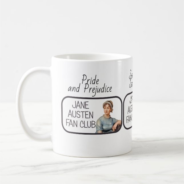 Jane Austen Fan Club Mugg (Vänster)